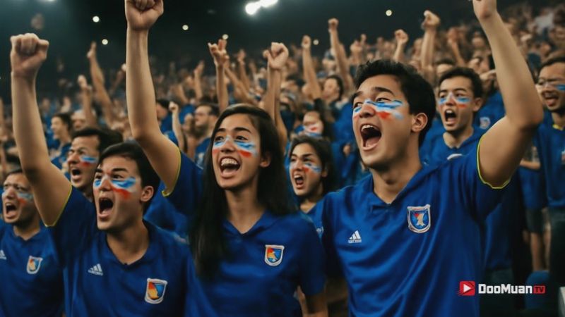 เวล​าแข่งบอลกับจังหวะเชียร์ที่เปลี่ยนบรรยากาศ